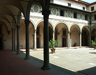 spedale degli innocenti - chiostro degli uomini